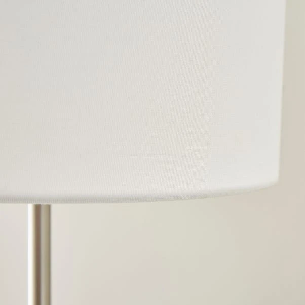 Carrara Marble Base Floor Lamp With Table 3 Carrara Marble Base Floor Lamp With Table - Image 3