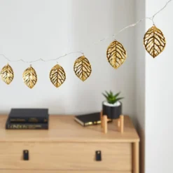 Copper Leaf Micro String Lights
