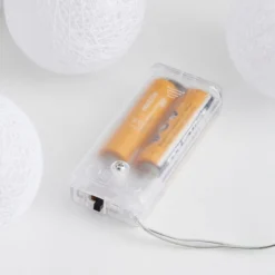 Fabric Ball 10 LED String Lights 6 Fabric Ball 10 LED String Lights -EGLO Shop 30873994 alt03