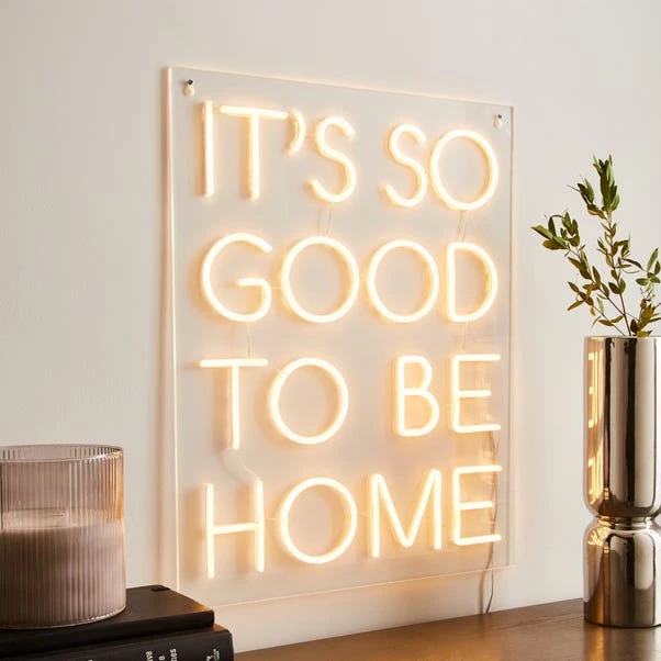Good To Be Home Neon Sign 1 Good To Be Home Neon Sign