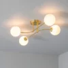 Vogue Hartwell 4 Light Semi Flush Ceiling Light