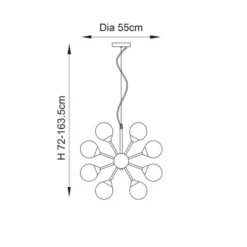 Vogue Elberton 28 Light Ceiling Light -EGLO Shop 30878847 alt09