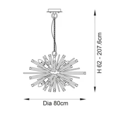 Vogue Orion 8 Light Ceiling Light 19 Vogue Orion 8 Light Ceiling Light -EGLO Shop 30878860 alt09