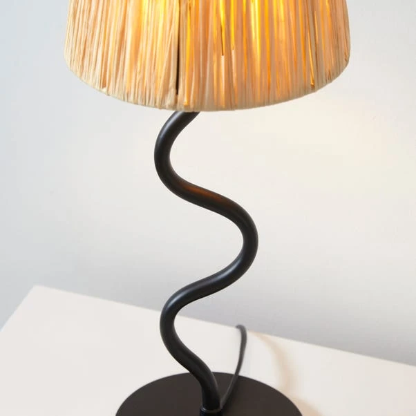 Vogue Priya Wavy Table Lamp 6 Vogue Priya Wavy Table Lamp - Image 6