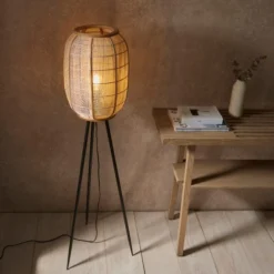 Vogue Zen Linen And Bamboo Floor Lamp 9 Vogue Zen Linen And Bamboo Floor Lamp -EGLO Shop 30878911 alt02