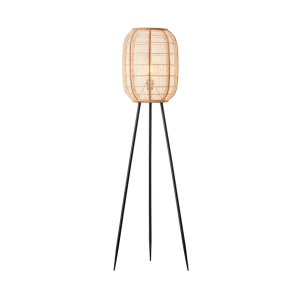 Vogue Zen Linen And Bamboo Floor Lamp 7 Vogue Zen Linen And Bamboo Floor Lamp - Image 7