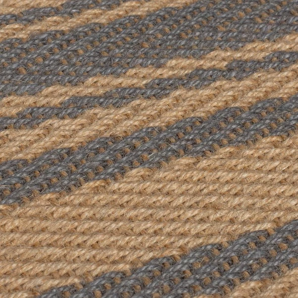 Churchgate Drayton Striped Jute Rug 12 Churchgate Drayton Striped Jute Rug - Image 12