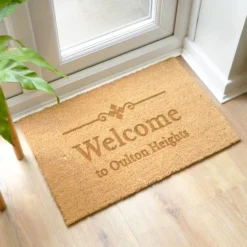 Personalised Rectangle Name Or Number Doormat
