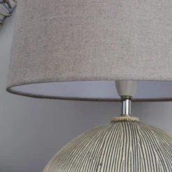 Dahlia Scratched Resin Grey Table Lamp -EGLO Shop 30879467 alt03