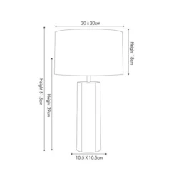 Venetia Green Marble And Gold Tall Table Lamp -EGLO Shop 30889372 alt04