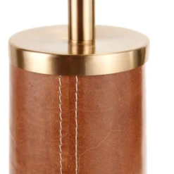 Laurence Tan Leather Brass Table Lamp -EGLO Shop 30889389 alt03