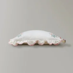 Primrose Floral Ruffle Edge Rectangular Cushion -EGLO Shop 30893264 alt03