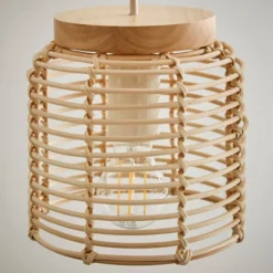 Emil Rattan 3 Light Diner Ceiling Light -EGLO Shop 30894608 alt03