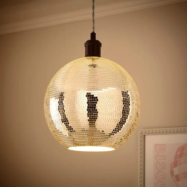 Disco Ball Easy Fit Pendant Shade 2 Disco Ball Easy Fit Pendant Shade - Image 2