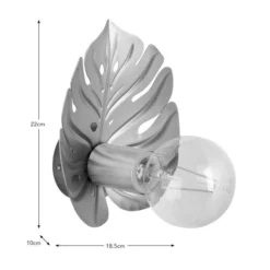 Indi Leaf Bathroom Wall Light -EGLO Shop 30894886 alt08