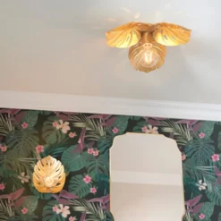 Indi Leaf Bathroom Wall Light -EGLO Shop 30894886 alt09