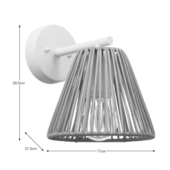 Kenia Rattan Outdoor Wall Light -EGLO Shop 30894889 alt08