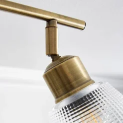 Kibworth Ribbed 4 Light Adjustable Semi Flush Spotlight Bar -EGLO Shop 30894891 alt02