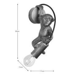 Odisha Monkey Bathroom Wall Light -EGLO Shop 30894904 alt08