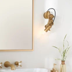 Odisha Monkey Bathroom Wall Light -EGLO Shop 30894904 alt09