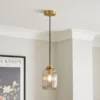 Riley Ribbed Adjustable Pendant Light