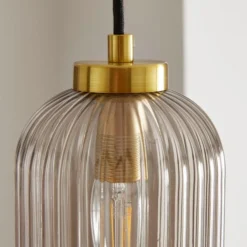 Riley Ribbed Adjustable Pendant Light 15 Riley Ribbed Adjustable Pendant Light -EGLO Shop 30894917 alt03