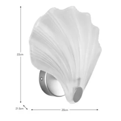 Shell Coastal Bathroom Wall Light 10 Shell Coastal Bathroom Wall Light -EGLO Shop 30894924 alt08