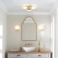 Shell Coastal Bathroom Wall Light 11 Shell Coastal Bathroom Wall Light -EGLO Shop 30894924 alt09