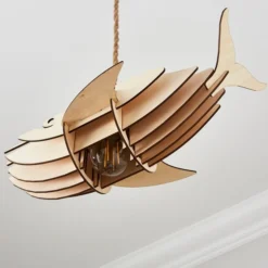 Whale Paint Your Own Easy Fit Pendant Shade -EGLO Shop 30894938 alt03