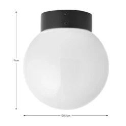 Sligo Industrial Outdoor Bathroom Flush Ceiling Light 12 Sligo Industrial Outdoor Bathroom Flush Ceiling Light -EGLO Shop 30894959 alt08