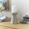 Reactive Glaze Ceramic Pillar Candle Holder