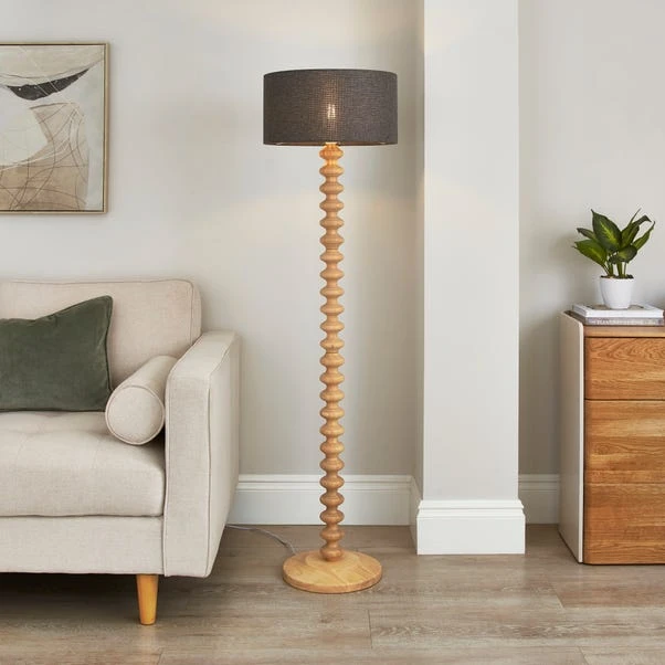 Barkweave Drum Lamp Shade 18 Barkweave Drum Lamp Shade - Image 18