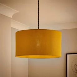 Barkweave Drum Lamp Shade 28 Barkweave Drum Lamp Shade -EGLO Shop 30898421 alt01