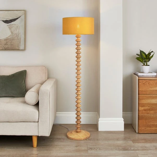 Barkweave Drum Lamp Shade 11 Barkweave Drum Lamp Shade - Image 11