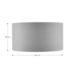 Barkweave Drum Lamp Shade 33 Barkweave Drum Lamp Shade -EGLO Shop 30898421 alt08