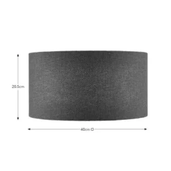 Barkweave Drum Lamp Shade 26 Barkweave Drum Lamp Shade -EGLO Shop 30898422 alt08