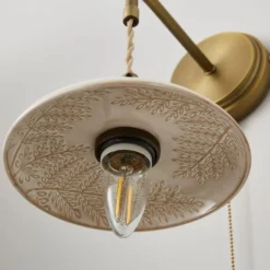 Churchgate Fawsley Fern Industrial Wall Light -EGLO Shop 30898540 alt02