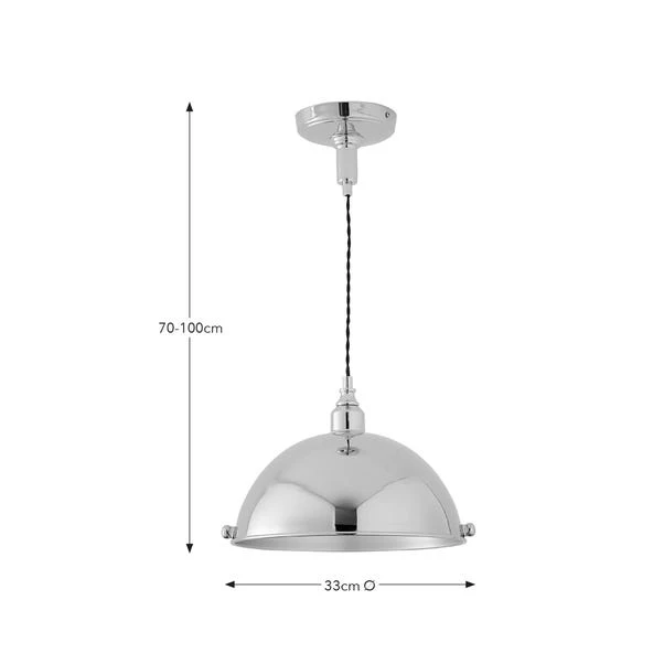 Churchgate Bitteswell Industrial Pendant Light 6 Churchgate Bitteswell Industrial Pendant Light - Image 6