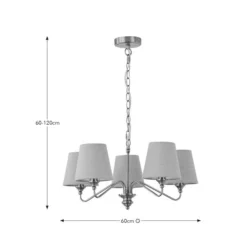 Enid Metal 5 Light Chandelier -EGLO Shop 30898672 alt08