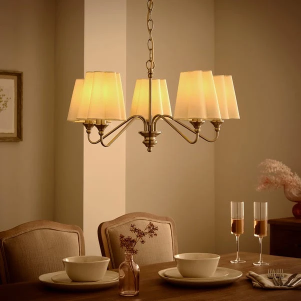 Nancy Metal 5 Light Chandelier 2 Nancy Metal 5 Light Chandelier - Image 2