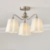 Nancy 3 Light Semi Flush Ceiling Light