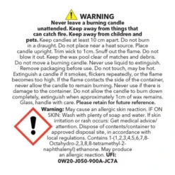 Black Tea And Patchouli Multi Wick Candle -EGLO Shop 30899689 alt09