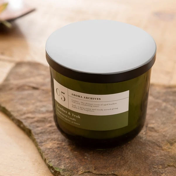 Leather And Teak Multi Wick Candle 4 Leather And Teak Multi Wick Candle - Image 4