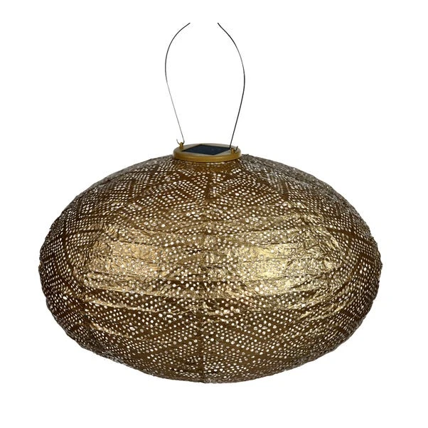 Fallen Fruits Oval Paisley Solar Lantern 1 Fallen Fruits Oval Paisley Solar Lantern