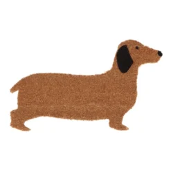 Fallen Fruits Dachshund Coir Doormat