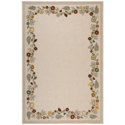 Camellia Floral Border Rug -EGLO Shop 30900276 alt04