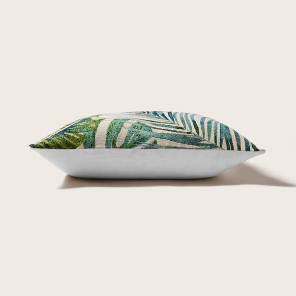 Palm Leaf Jacquard Cushion 4 Palm Leaf Jacquard Cushion - Image 4