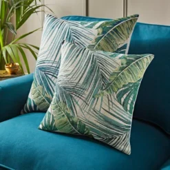 Palm Leaf Jacquard Cushion 11 Palm Leaf Jacquard Cushion -EGLO Shop 30901024 alt05