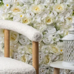 Set Of 2 Artificial Premium Mixed Flower Wall Panels -EGLO Shop 30901248