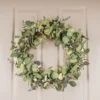 Artificial Eucalyptus And Pussy Willow Wreath